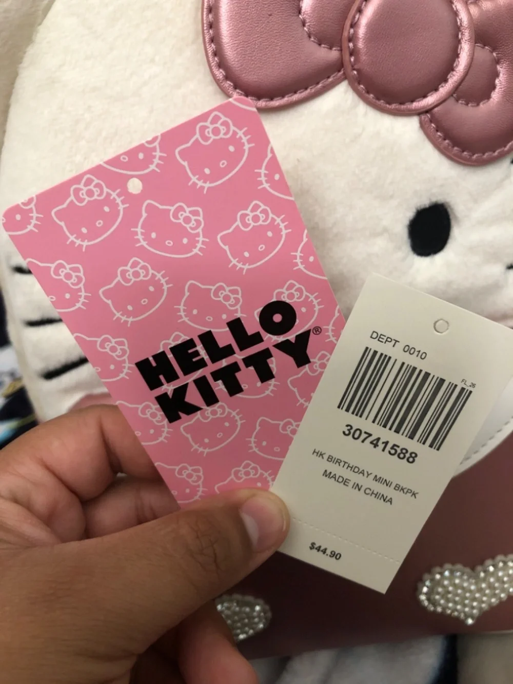 HER UNIVERSE 💕 Hello Kitty Plush Backpack
